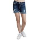 Women's Big T Mid Roll Short | Eclipse W/destroy | Size 24 | True Religion