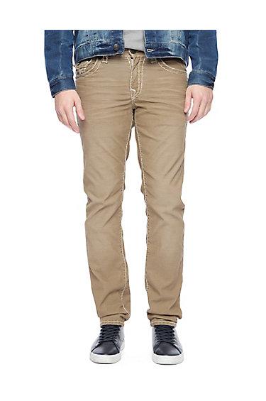 True Religion Geno Corduroy Mens Pant - Straw