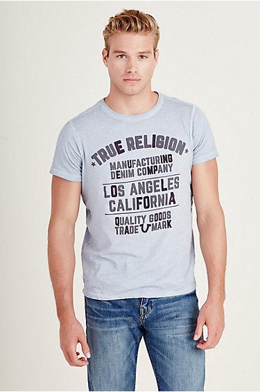 True Religion Quality Goods Mens Tee - Night Blue