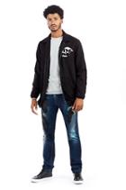 Elongated Trainer Jacket | Black | Size Medium | True Religion
