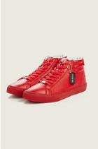 Hex V1 High Top Leather Sneaker | True Red | Size 8 | True Religion
