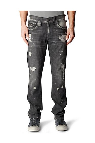 True Religion Ricky Straight Leg Grey Shade - Hysteria