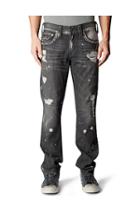 True Religion Ricky Straight Leg Grey Shade - Hysteria