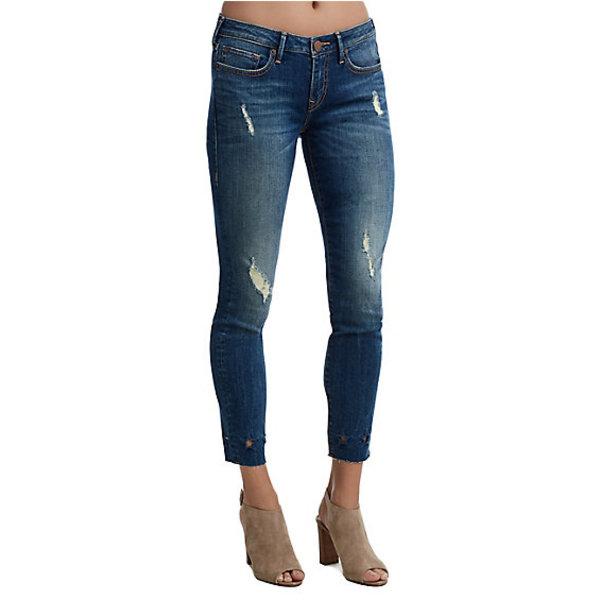 Halle Superstar Skinny Womens Jean | Lush Navy | Size 24 | True Religion