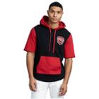 Men's Pop Fly Active Pullover Hoodie | Black/red | Size Medium | True Religion