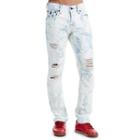 Men's Skinny Fit Big T Acid Wash Jean | Gloomy Cloud | Size 33 | True Religion