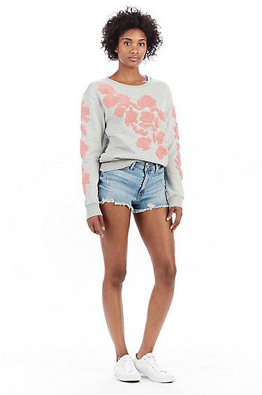 Colette High Rise Womens Short | Bright Skyfall Blue | Size 23 | True Religion
