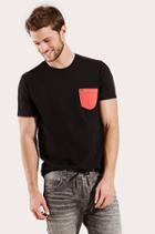 True Religion Big T Stitch Mens Tee - Black