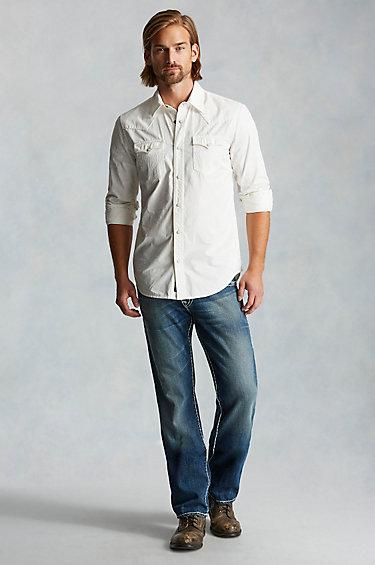 True Religion Ricky Super T Mens Jean - Dark Drifter