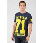 True 71 Stars Print Mens T-shirt | Rugby Blue | Size 3x Large | True Religion