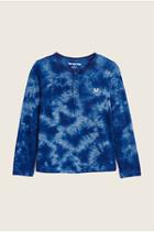 True Religion Indigo Jersey Kids Henley - Coastal Blue