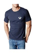 True Religion Horseshoe Logo Crew Neck Mens Tee - Dark Navy