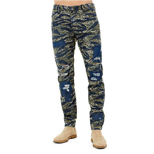 Mens Mixed Camo Logan Slim Pant | Mix Territory | Size 29 | True Religion