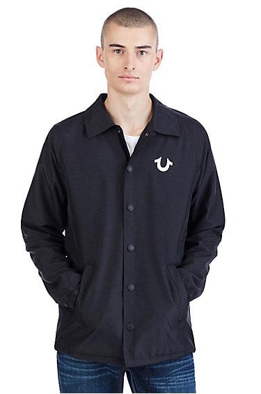 Block True Ls Sports Mens Jacket | Black | Size Small | True Religion