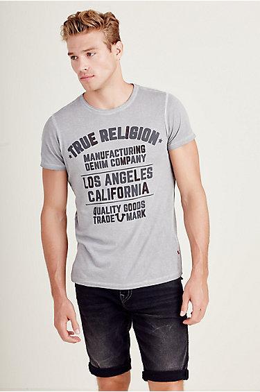 True Religion Quality Goods Mens Tee - Grey