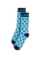 Mens U Logo Sock | Light Blue | True Religion