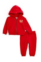Shattered Foil Logo Hoodie Baby Set | Bright Red | Size 6m | True Religion