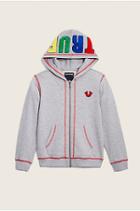 Toddler/little Kids Pop True Hoody | Heather Grey | Size 4 | True Religion