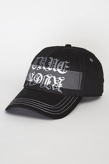 True Religion Gothic True Baseball Cap - Black