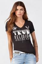 True Religion Hand Picked Athletic Club Womens Tee - Black