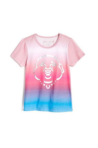 Dip Dye Buddha Toddler/little Kids Tee | Fuschia | Size 2t | True Religion