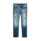 Toddler/little Kids Distressed Rocco Skinny Jean W/ Flap | Indigo | Size 4 | True Religion