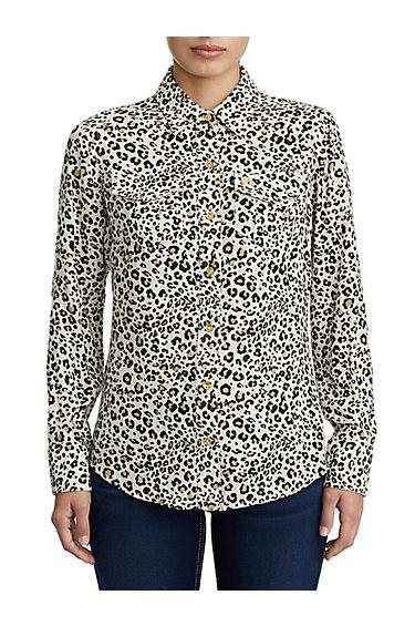 Women's Marie Shirt Metal Hrshoe | Multi | Size Small | True Religion