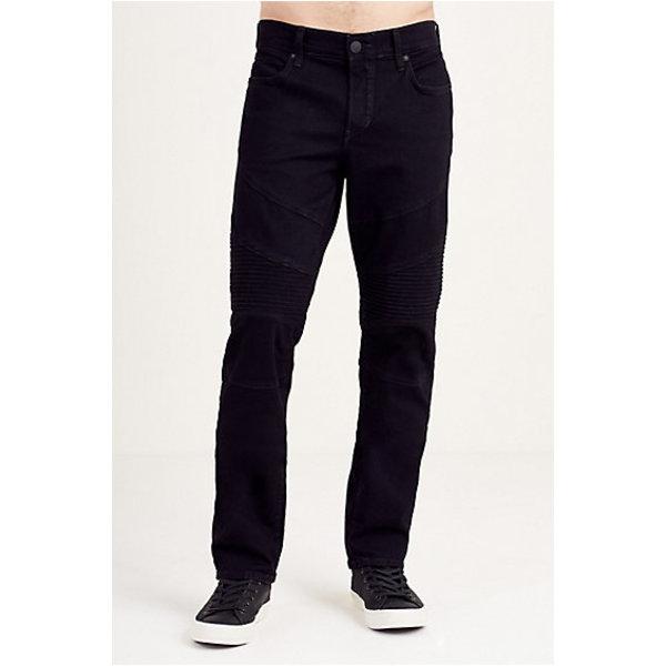 Rocco Moto Skinny Mens Jean | Body Rinse Black | Size 33 | True Religion