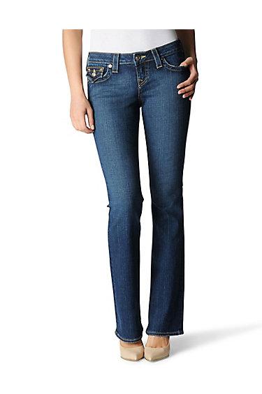 True Religion Becky Bootcut Womens Jean - Sapphire Blue