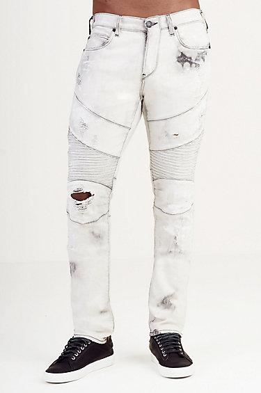 True Religion Rocco Skinny Moto Mens Jean - Bronx
