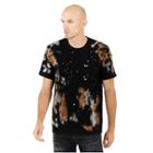 Hyde Wash Drop Shoulder Mens Tee | Black | Size Medium | True Religion