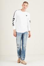 Skinny Fit Cable Stitch Jean | Faded District | Size 42 | True Religion