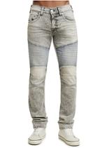 Men's Slim Fit Moto Jean | Fjhl Indigo Cinder | Size 28 | True Religion