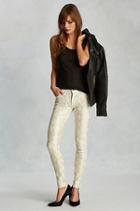 True Religion Halle Super Skinny - Cream