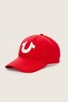 True Religion Glow In The Dark Logo Baseball Cap - True Red