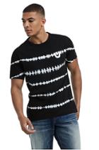 Mens Tye Dye Buddha Logo Tee | Black | Size X Small | True Religion
