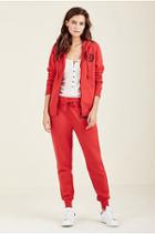 Classic Womens Jogger | Ruby Red | Size Small | True Religion