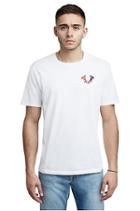 Men's Tie Dye True Circle Tee | White | Size X Small | True Religion