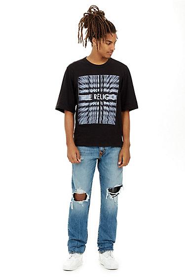 Distressed Geno Super T Mens Jean | Delinquent | Size 28 | True Religion