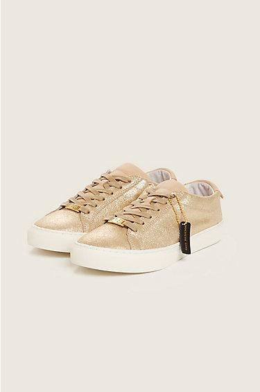 Tr Lowtop Sneakers | Gold | Size 7 | True Religion