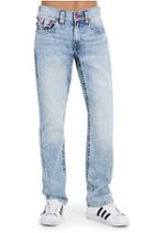 Men's Straight Fit Natural Stitch Jean | Rocky Mist | Size 30 | True Religion