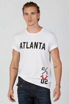 Atlanta Graphic Mens T-shirt | Optic White | Size X Large | True Religion