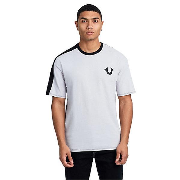 Void Tactics Mens Two Tone Buddha Tee | Purple | Size Medium | True Religion
