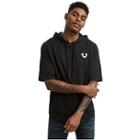 Men's Classic Logo Hooded Pullover | Black | Size Medium | True Religion