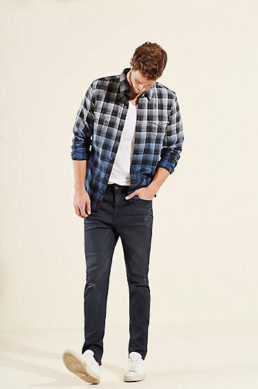 True Religion Mick Skinny Mens Jean - Pitch Dark