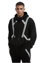 Mens Sport Zip Hoodie | Black | Size X Small | True Religion