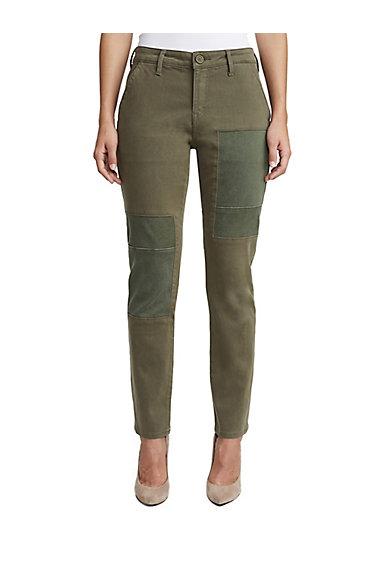 Womens Patch Utility Chino Pant | Dark Green | Size 25 | True Religion