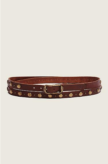 Double Wrap Womens Belt | Muse Dark Brown | Size 30 | True Religion
