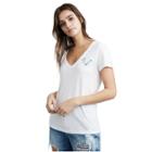 Holographic Puff Logo Womens Tee | White | Size X Small | True Religion