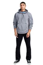 Void Tactics Mens Fleece Buddha Pullover Hoodie | Charcoal | Size Small | True Religion
